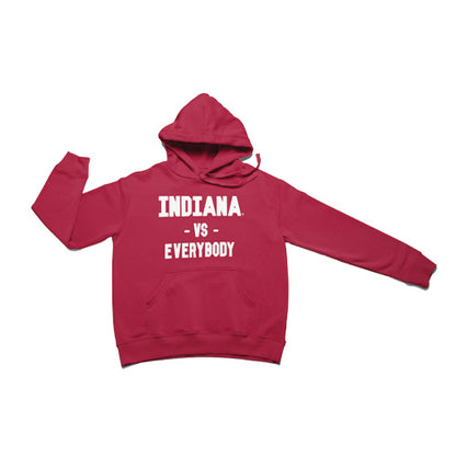 INDIANA VS EVERYBODY Hoodie "Crimson/White"