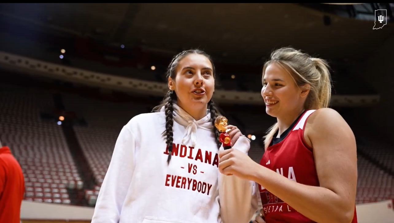 INDIANA VS EVERYBODY Hoodie "White/Crimson"